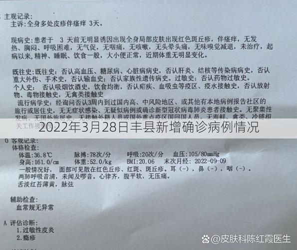 2022年3月28日丰县新增确诊病例情况