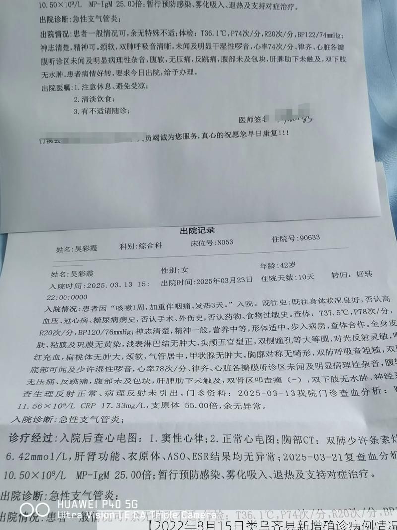 【2022年8月15日类乌齐县新增确诊病例情况】