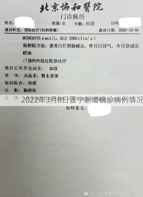 2022年3月8日晋宁新增确诊病例情况