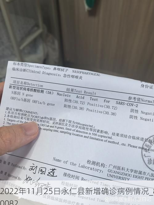 2022年11月25日永仁县新增确诊病例情况_80082