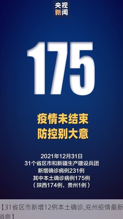 【31省区市新增12例本土确诊,兖州疫情最新消息】