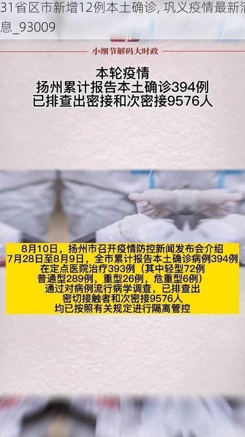 31省区市新增12例本土确诊, 巩义疫情最新消息_93009