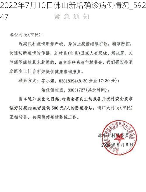 2022年7月10日佛山新增确诊病例情况_59247